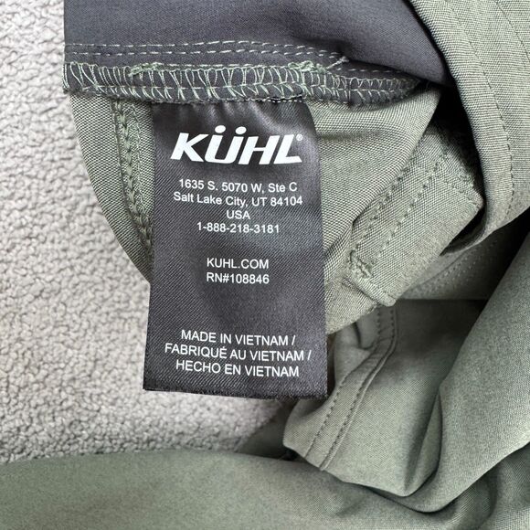 Kuhl Legendary Capri Pants Womens 8 Sage Green Stretch Outdoor Hiking Trek NWOT - Picture 10 of 16
